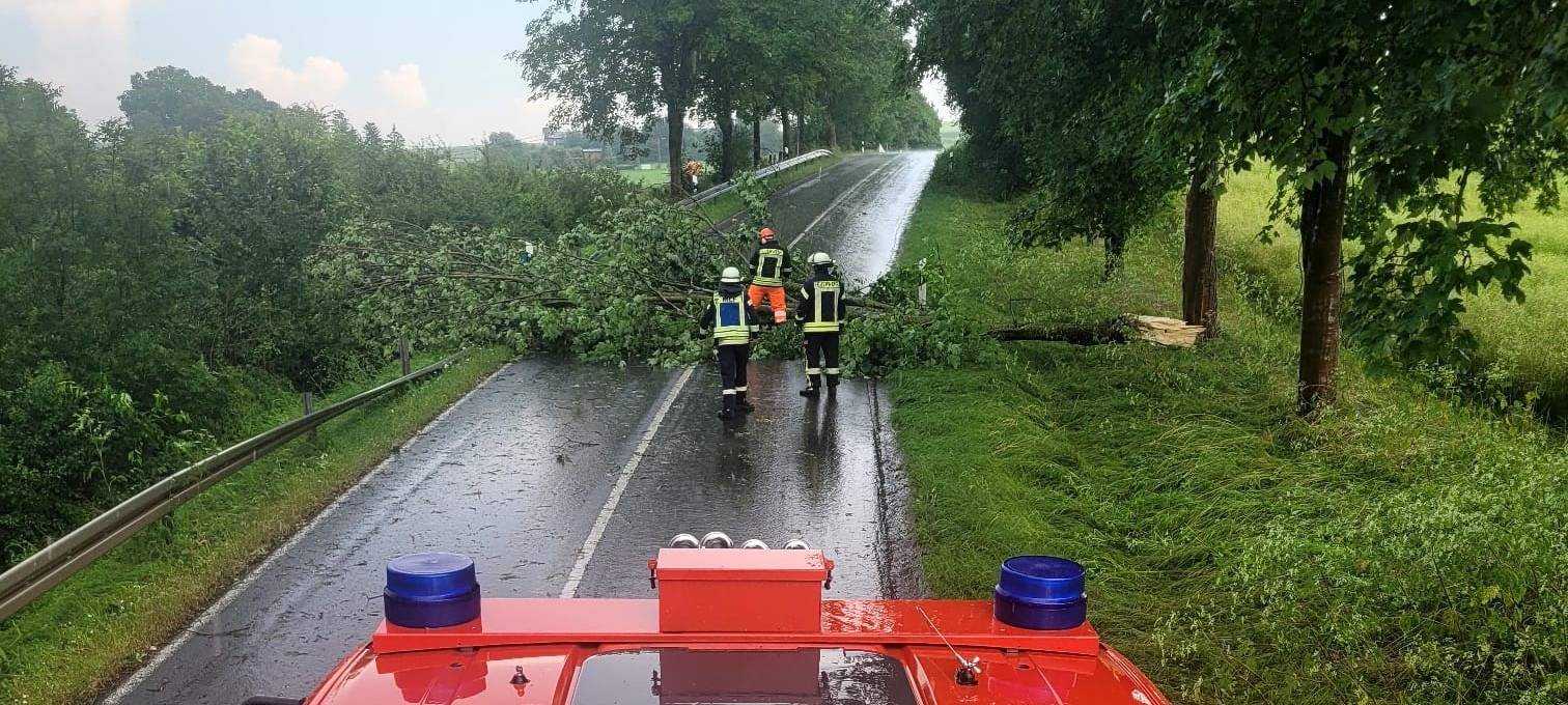 Unwetterzelle über Marsberg