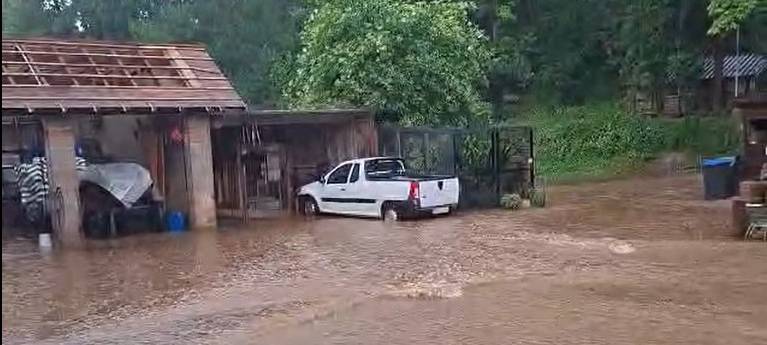 Unwetterzelle über Marsberg