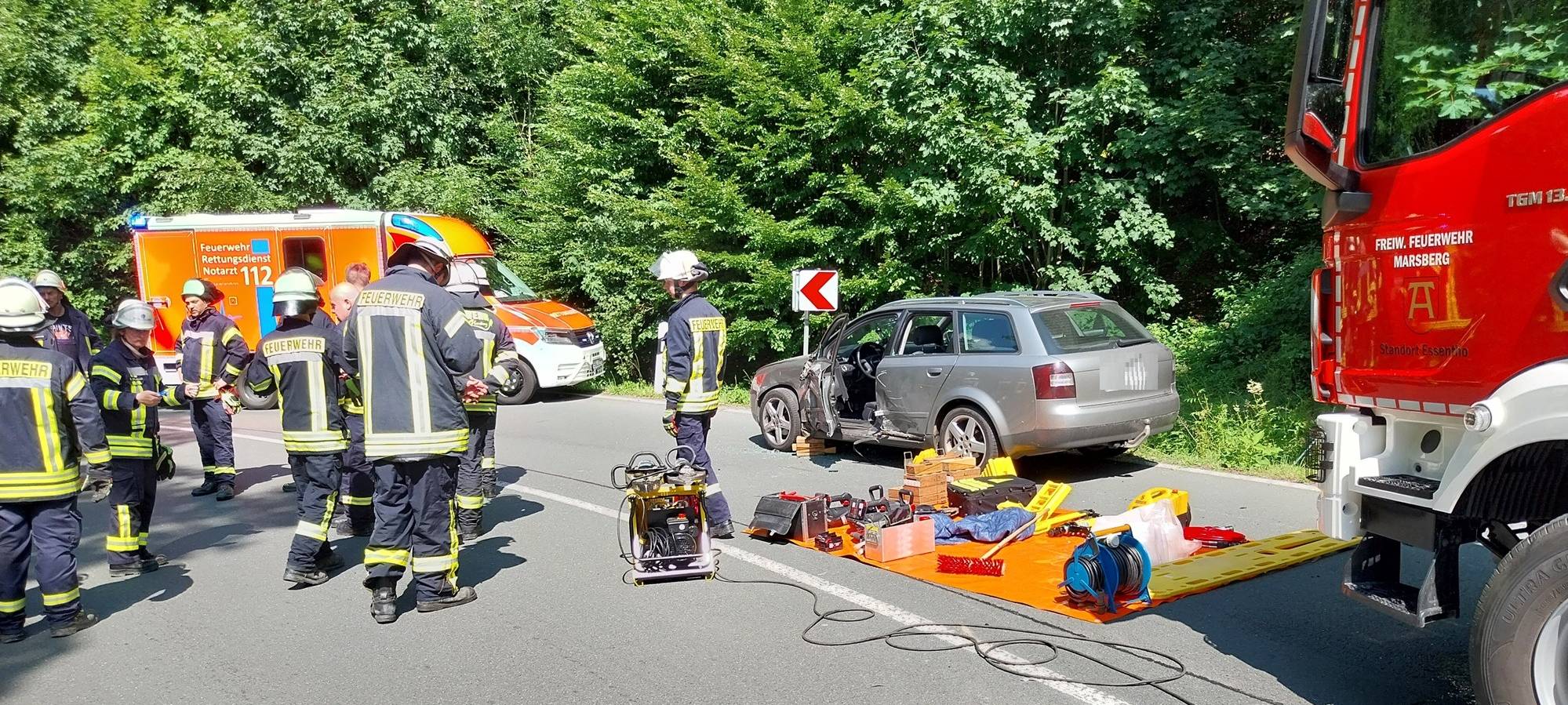 Schwere Verkehrsunfälle am Wochenende im HSK