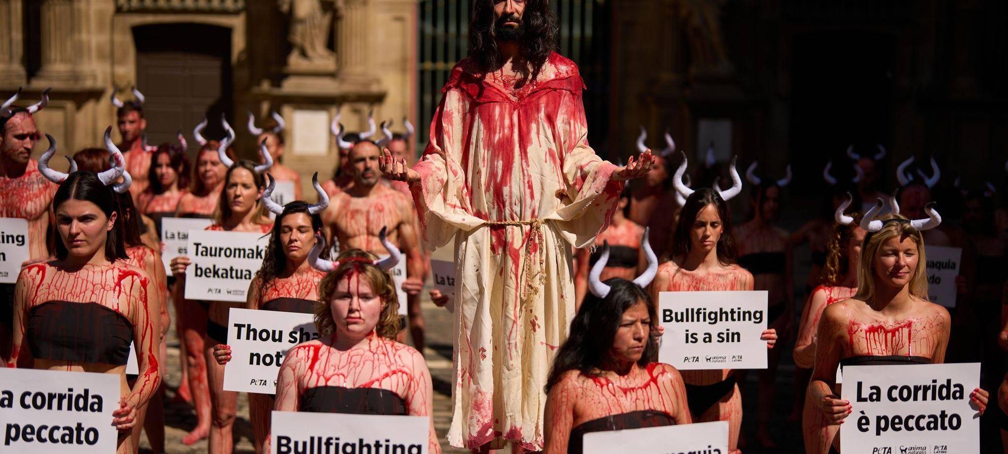 Stierkämpfe in Spanien - Proteste