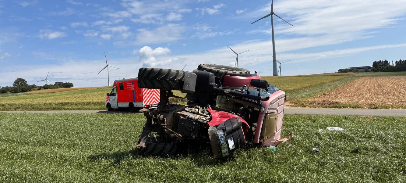 Kind bei Traktorunfall in Wülfte schwerverletzt