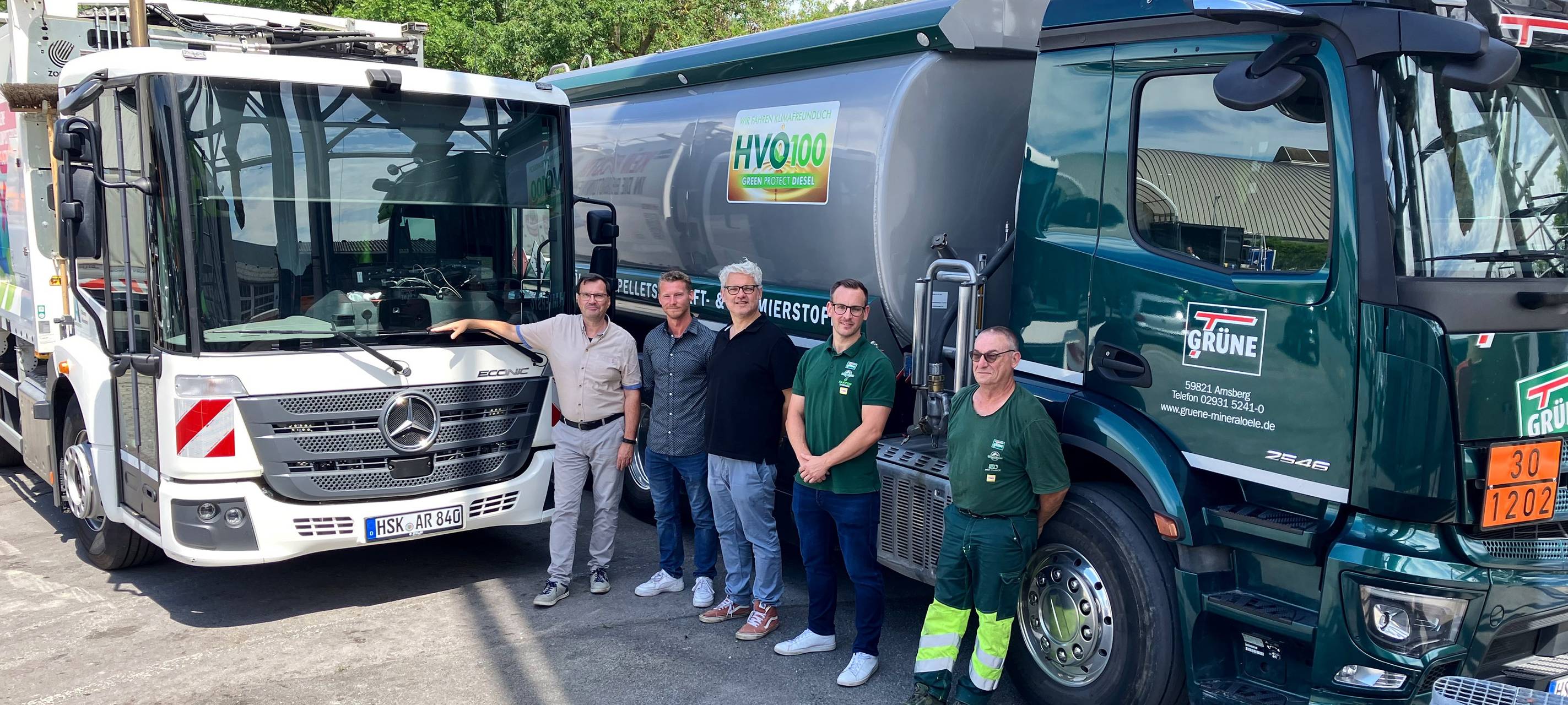 Kommunale Fahrzeuge mit Biodiesel unterwegs