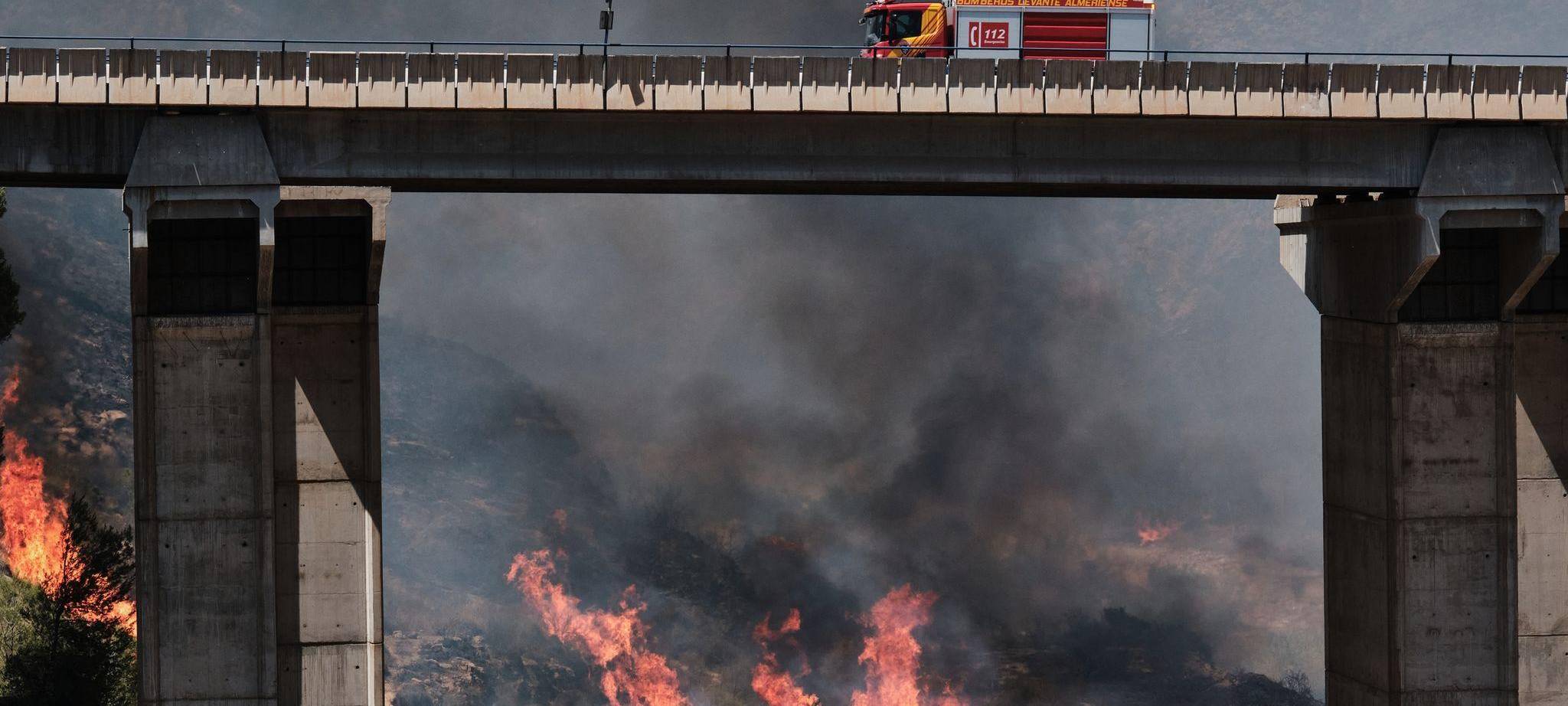 Waldbrand in Andalusien