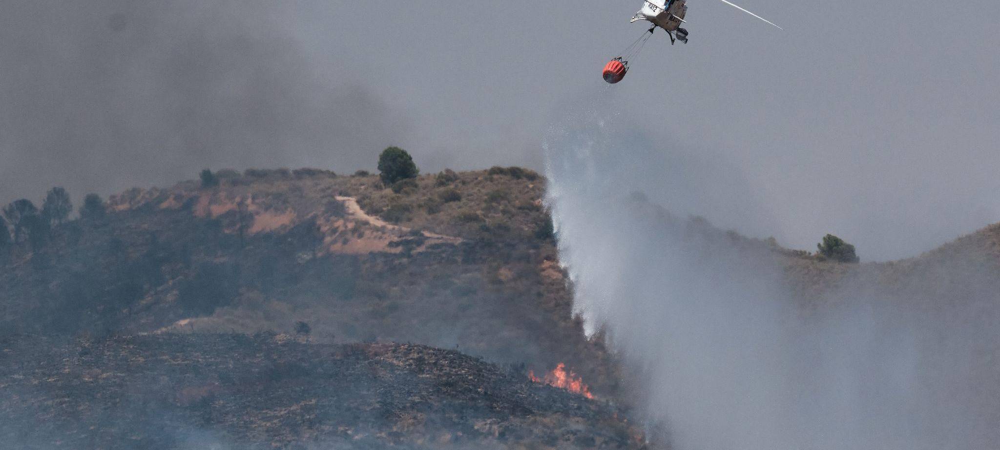 Waldbrand in Andalusien