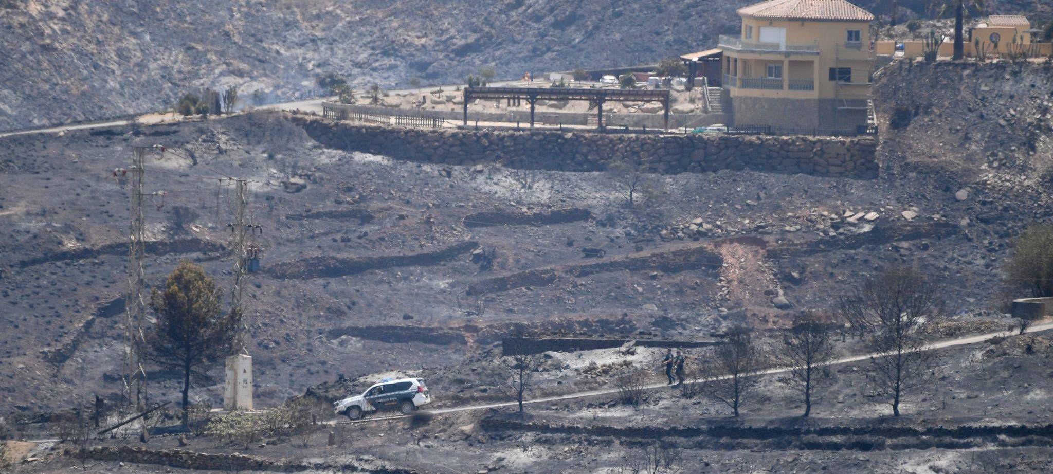 Waldbrand in Andalusien