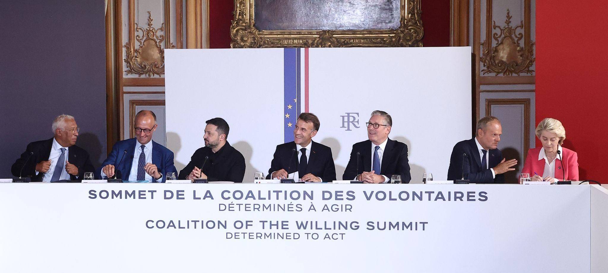 Treffen der sogenannten Koalition der Willigen