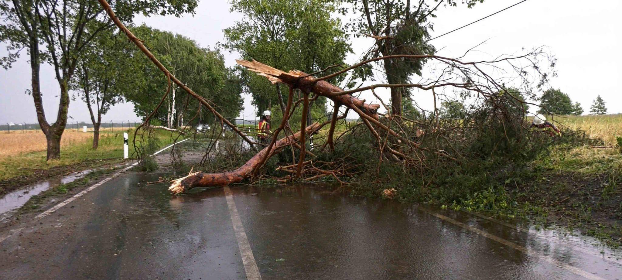 Schweres Unwetter im Landkreis Ludwigslust