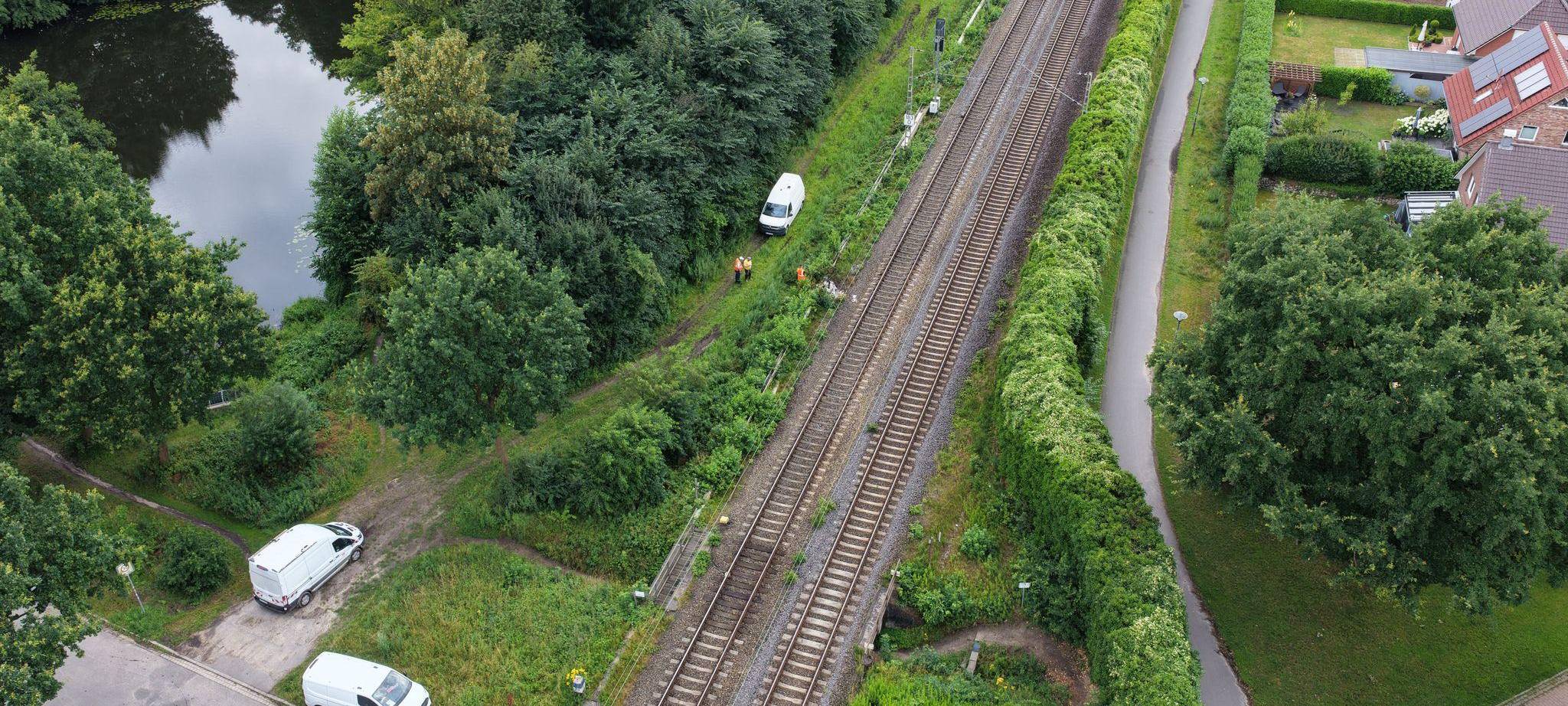 Mutmaßlicher Anschlag auf Bahn-Infrastruktur