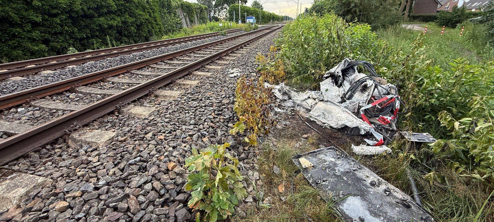 Mutmaßlicher Anschlag auf Bahn-Infrastruktur