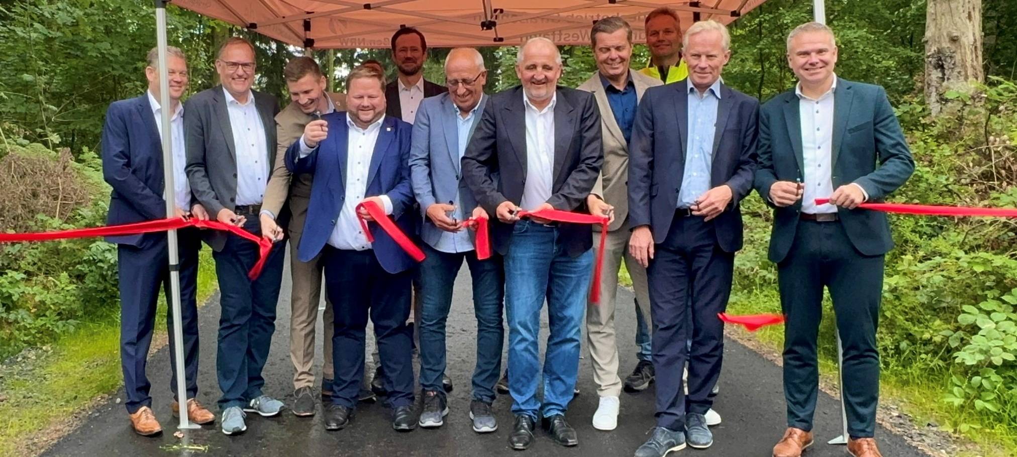 Bürgerradweg zwischen Hirschberg/Stimm-Stamm eröffnet