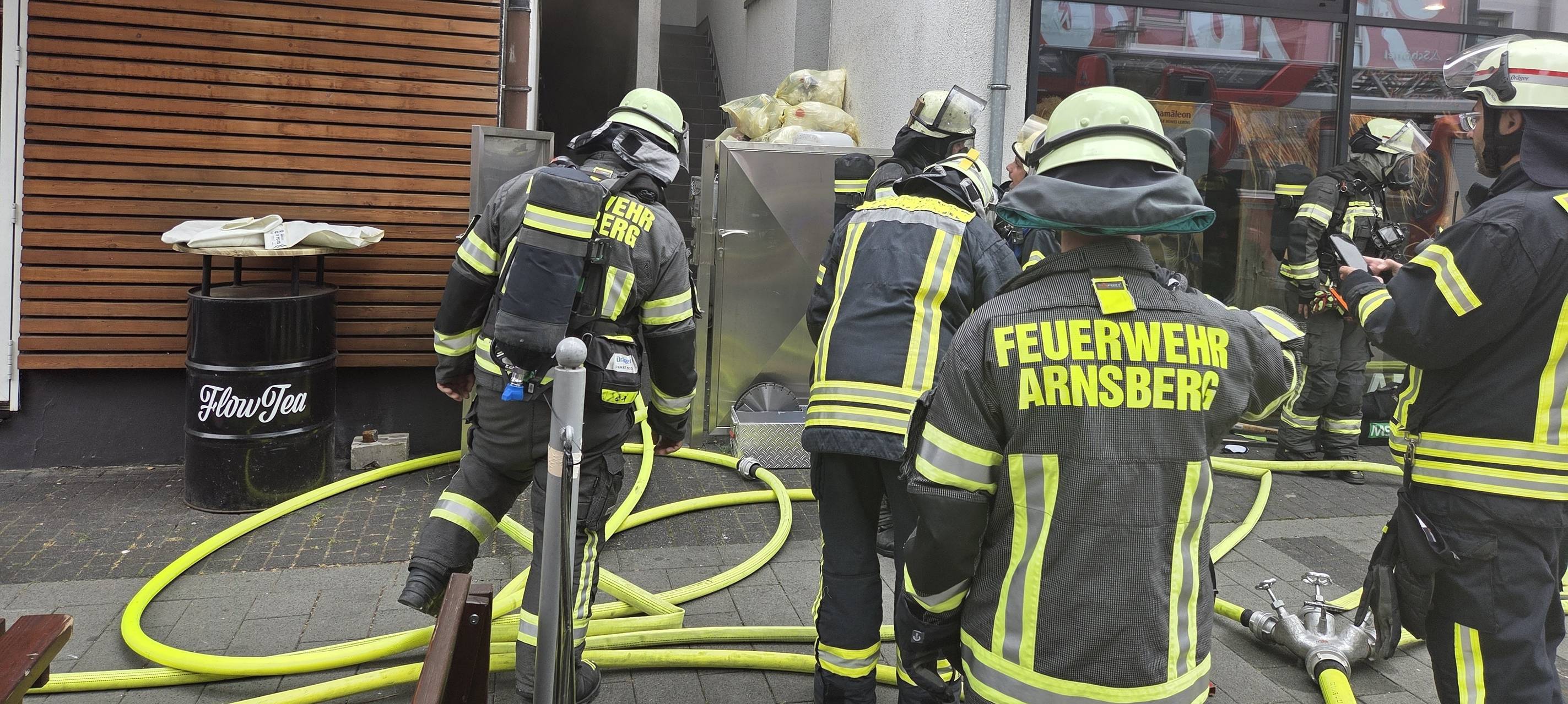 Kellerbrand in Neheim
