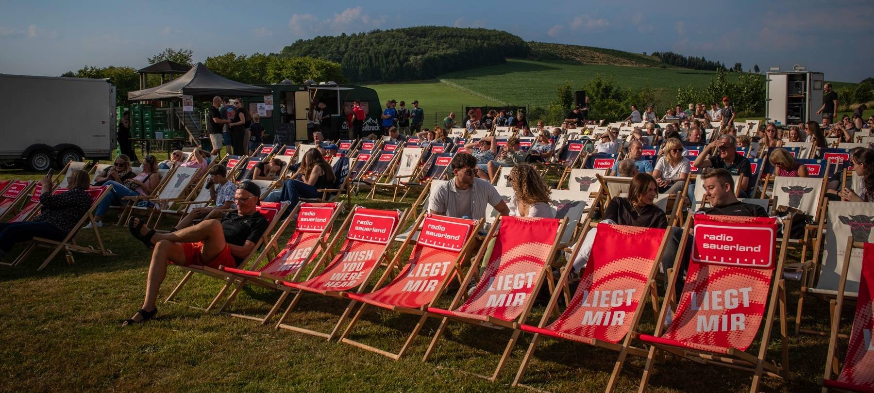 Das Radio Sauerland Open-Air-Kino am Flugplatz Meschede-Schüren