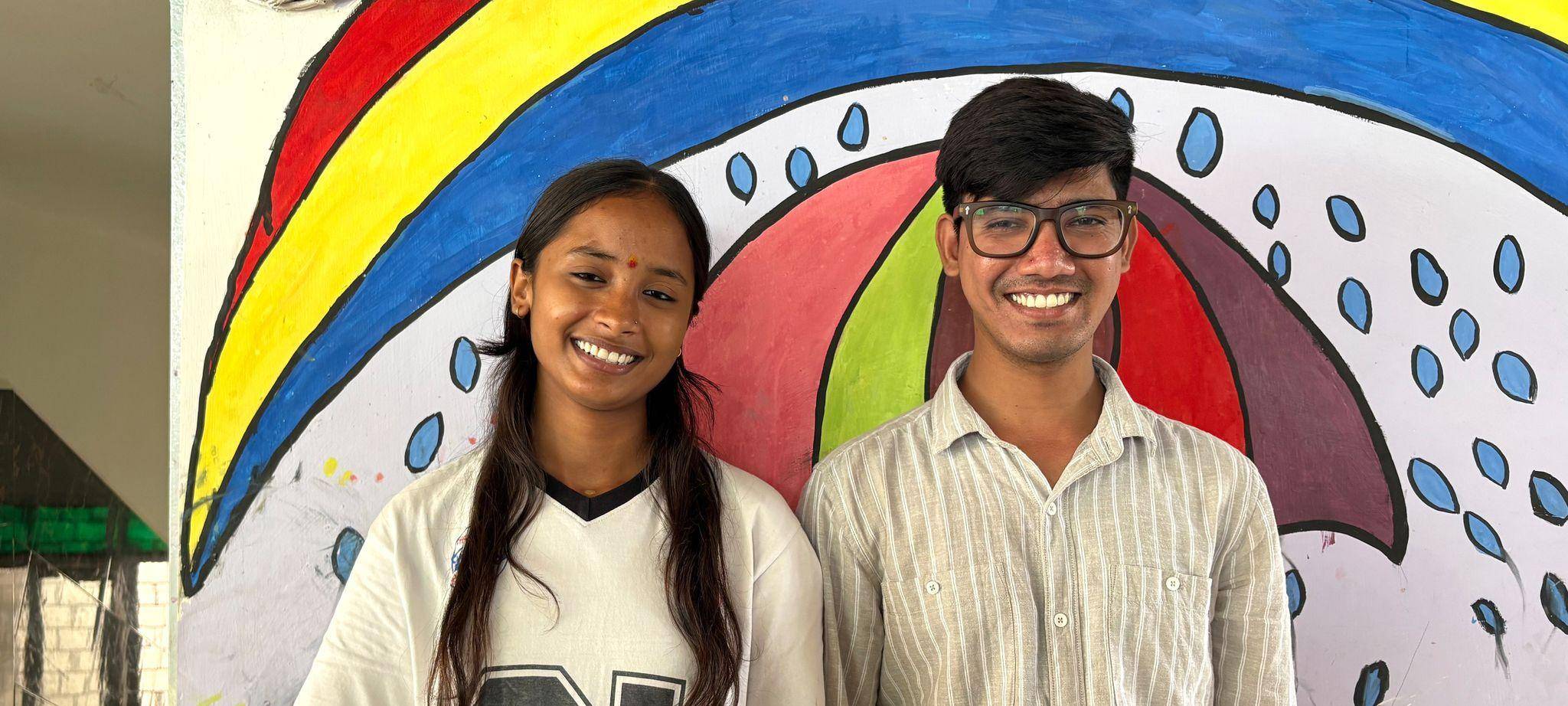 Stadtführer Shavani und Jafar in Neu-Delhi