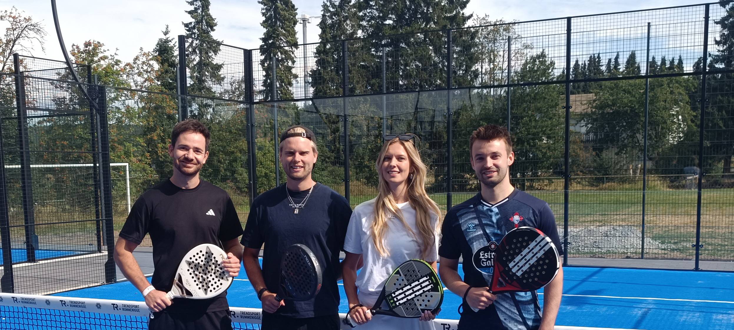 Padelclique Jan,Jonas,Maria,Christian(v.l.n.r.)