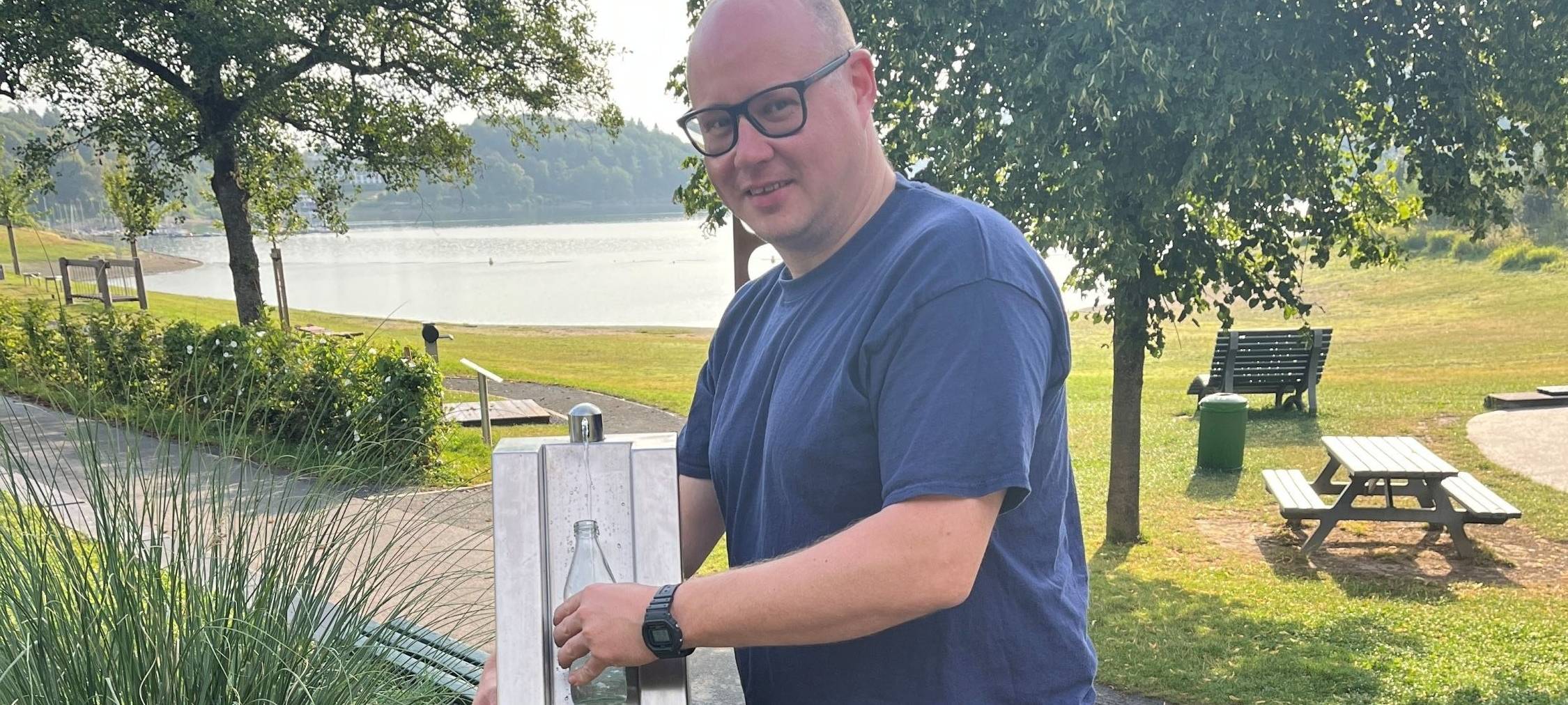 Neuer Trinkwasserbrunnen in Meschede