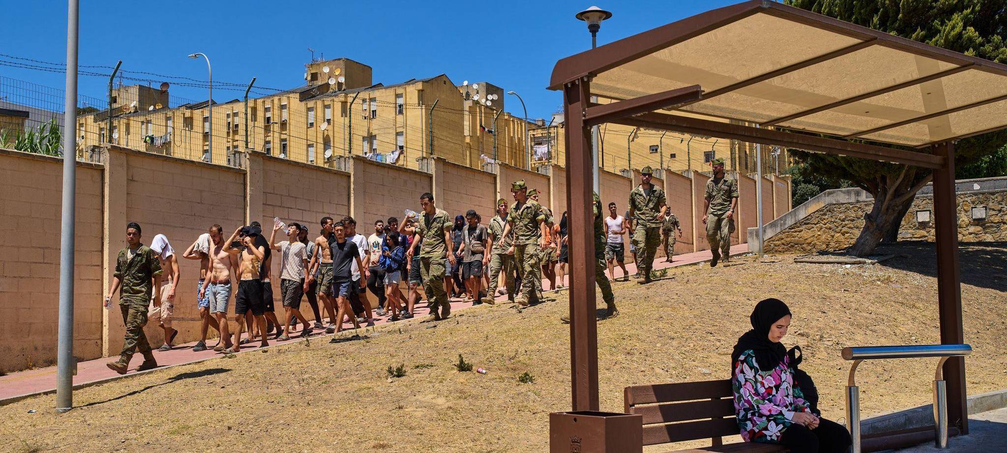 Migranten in Spanien - Ceuta
