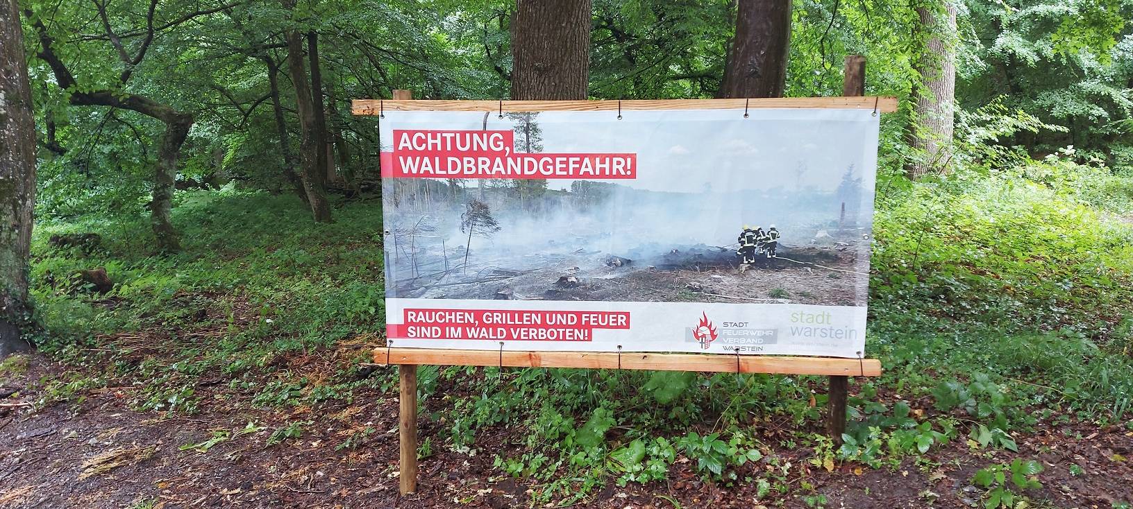 Warnung vor Waldbrandgefahr im Arnsberger Wald