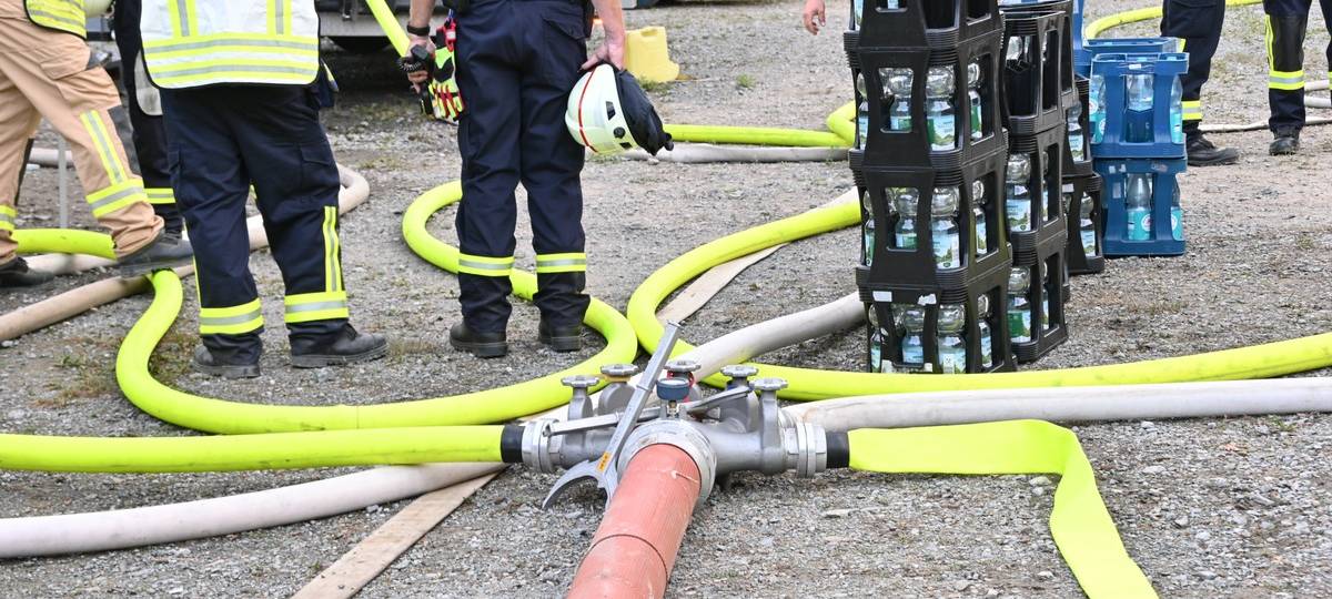 Großeinsatz: Waldbrand in Olsberg-Bigge