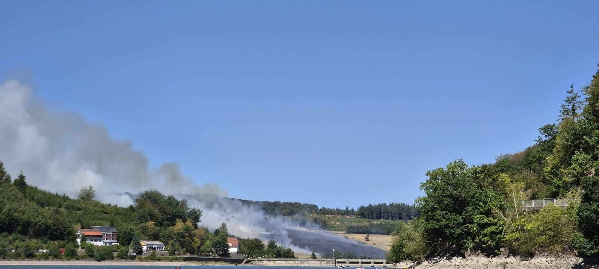 Waldbrände in Marsberg-Helminghausen und im Arnsberger Wald