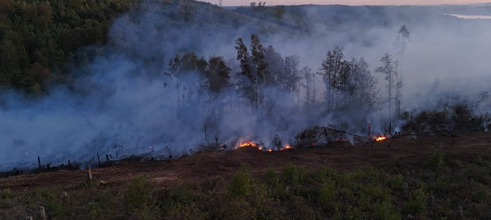 Großer Feuerwehreinsatz: Waldbrand in Sundern-Stemel