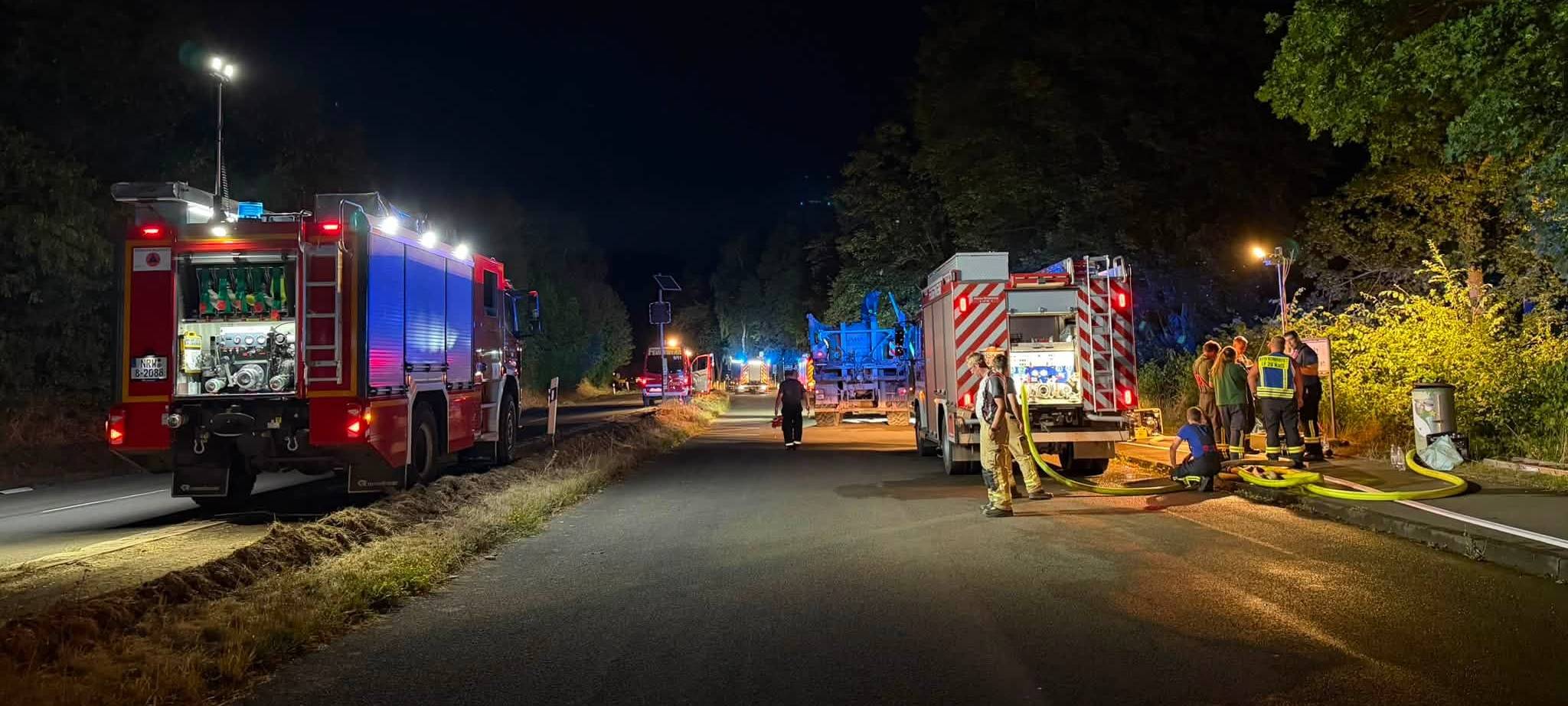 Waldbrand in Helminghausen: 35 Hektar Wald betroffen