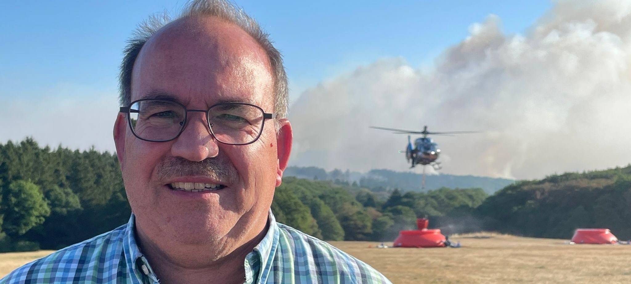 Waldbrand im Hürtgenwald