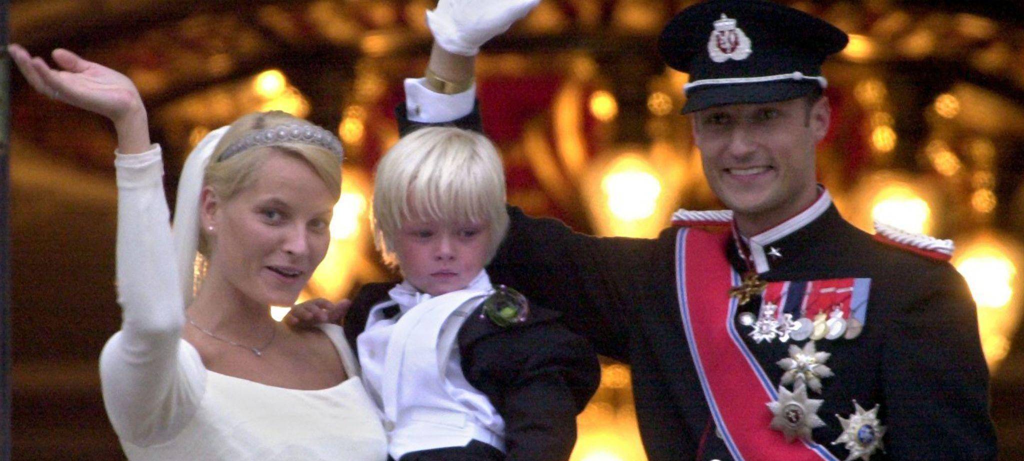 Kronprinz Haakon und Kronprinzessin Mette-Marit mit Marius