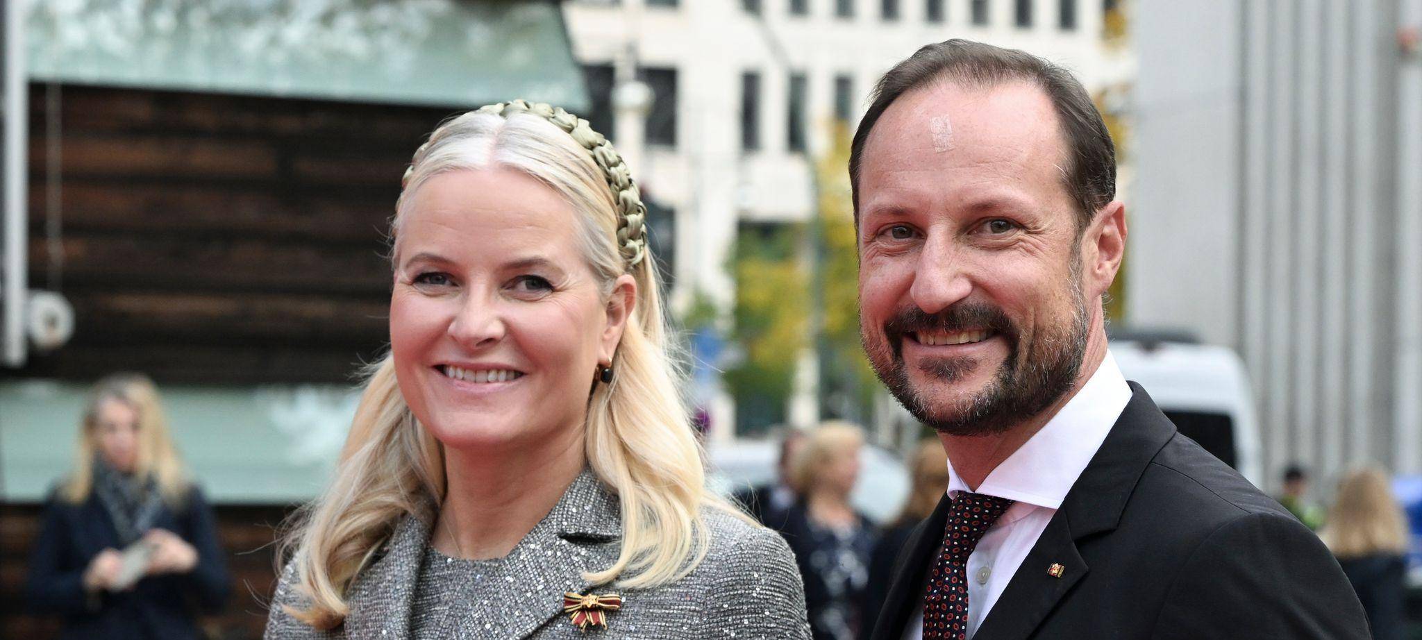 Die norwegische Kronprinzessin Mette-Marit und Kronprinz Haakon