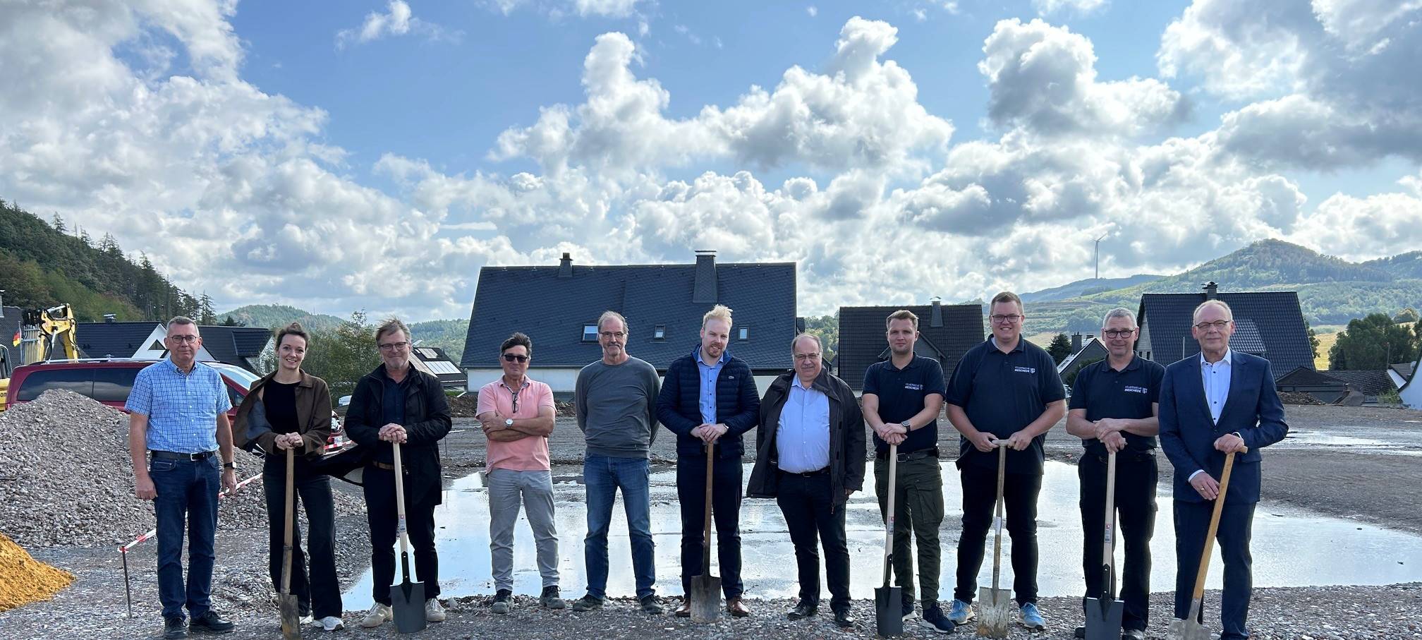 Spatenstich für neues Feuerwehrhaus Berge/Visbeck