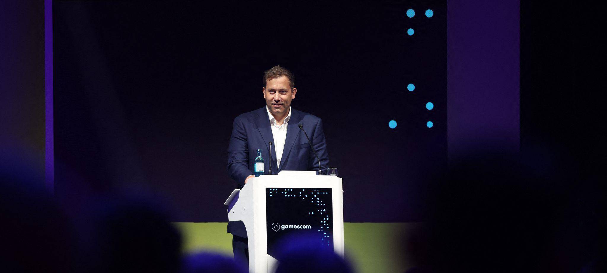 Lars Klingbeil auf der Gamescom 2026