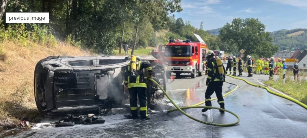 Schwerer Unfall zwischen Gudenhagen und Hoppecke