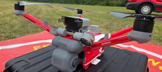 Neue Drohne erleichtert Arbeit der Feuerwehr