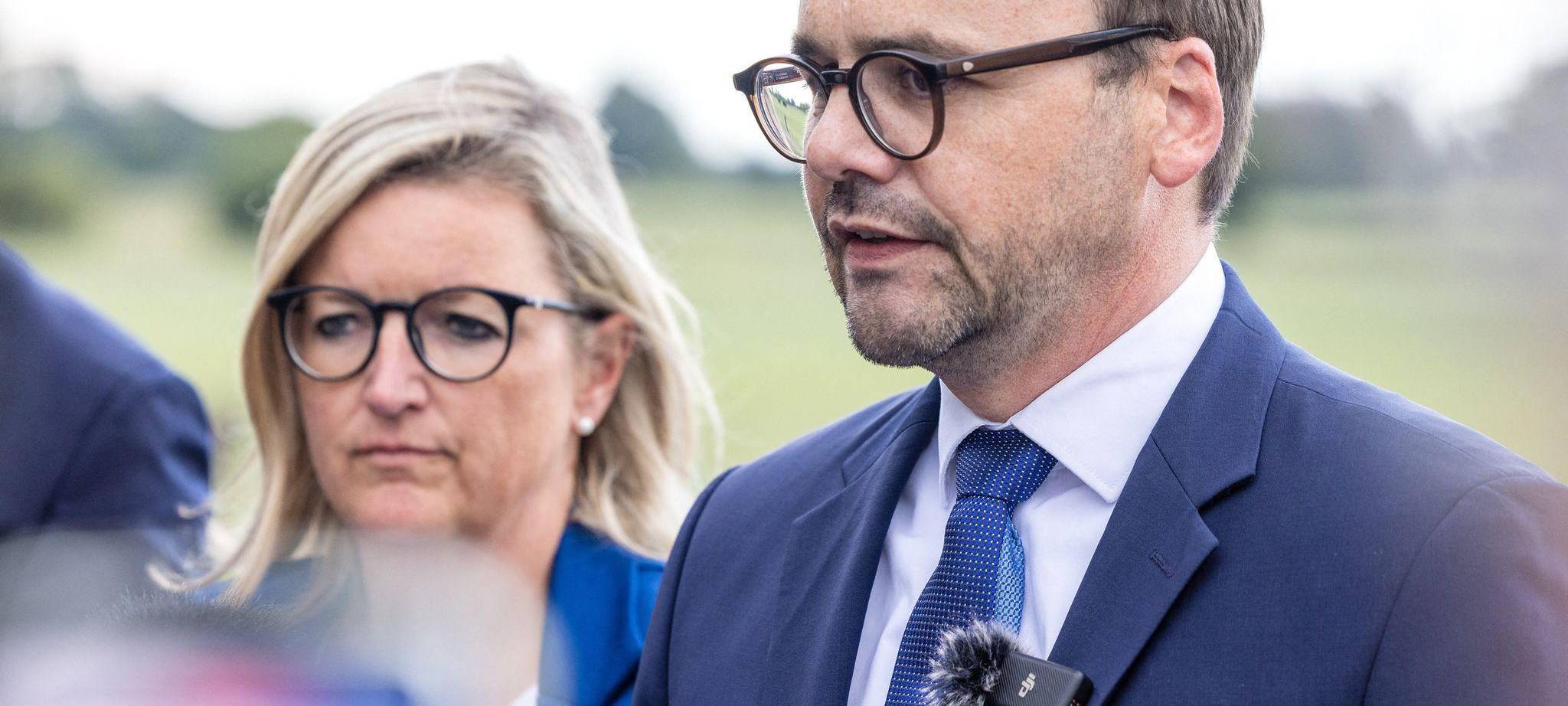 Martina Klement und Jan Redmann