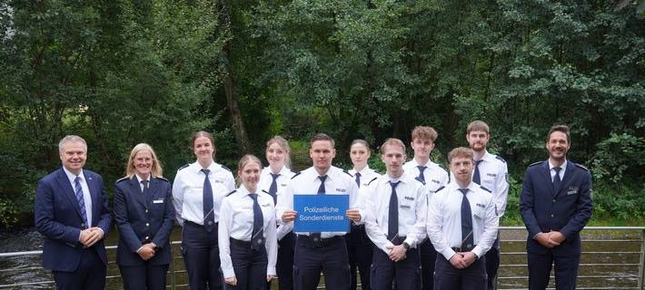 Neun Neuzugänge für die Polizeilichen Sonderdienste