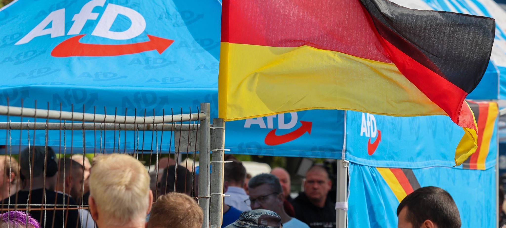 Wahlkampf der AfD mit Siegmund