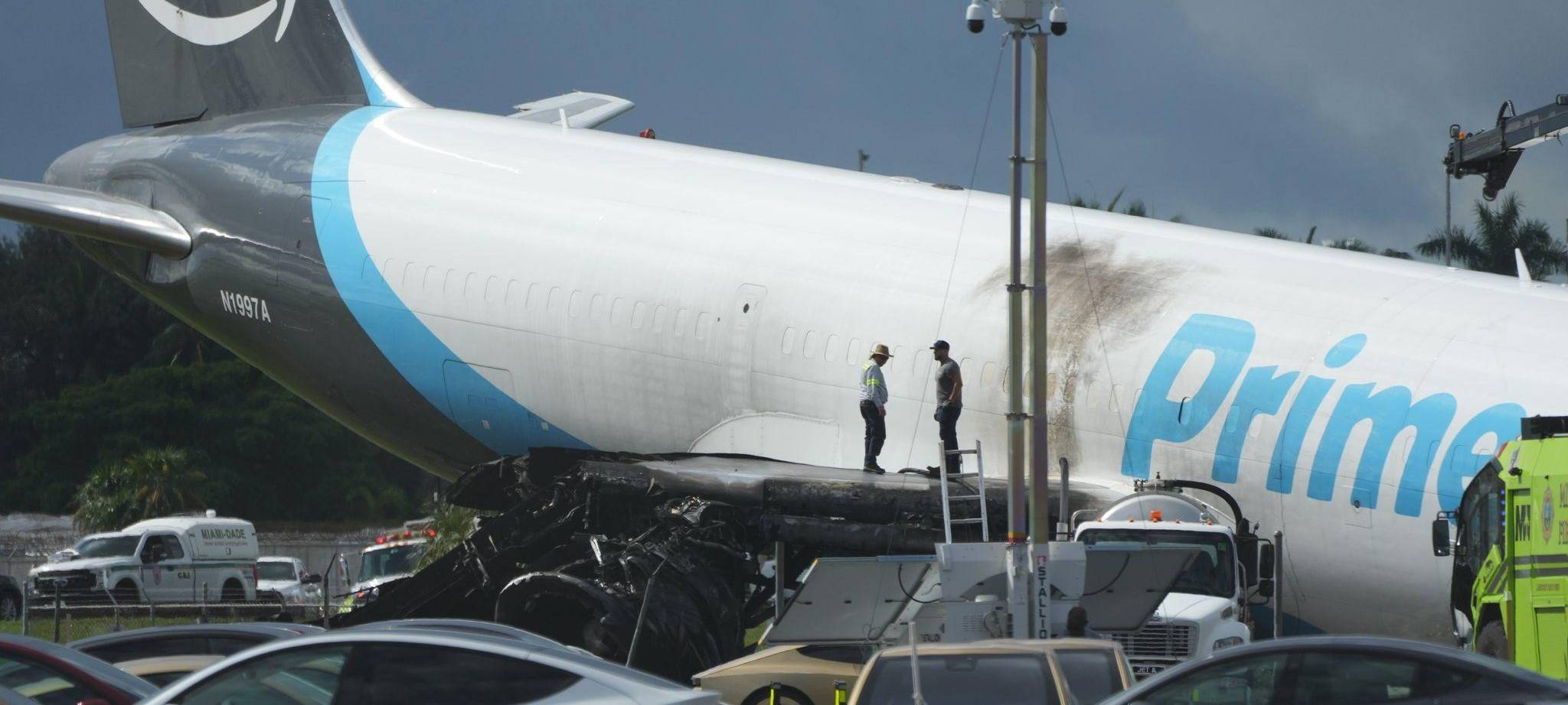 Unfall mit Amazon-Frachtflugzeug in Miami