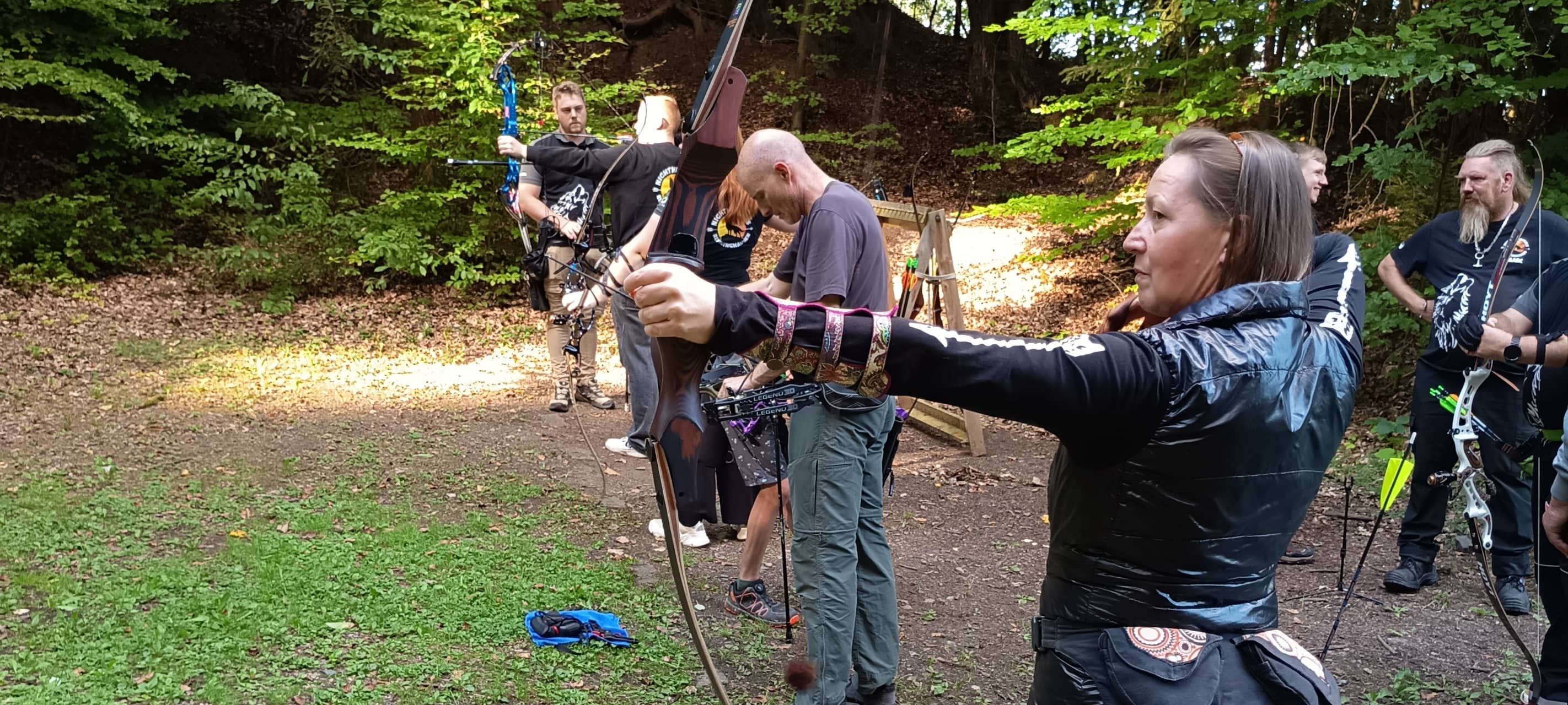Die Nighthunters beim Training