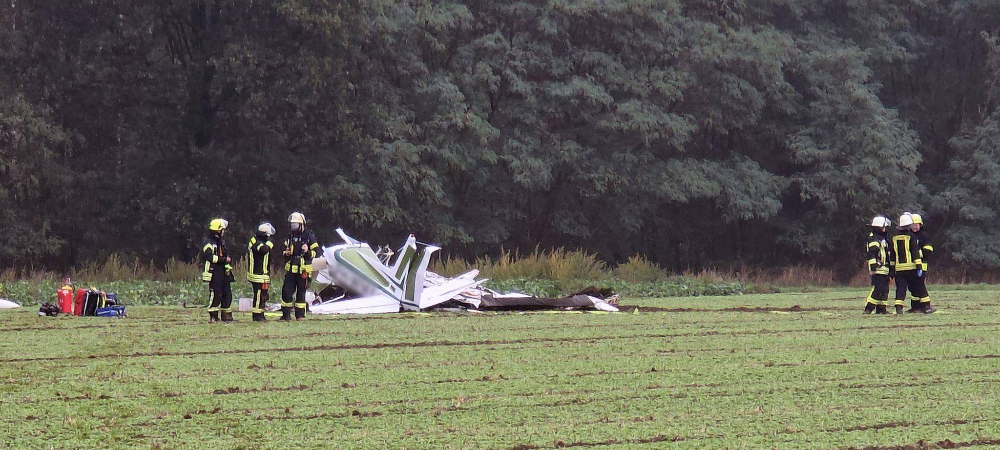 Kleinflugzeug bei Erkelenz abgestürzt