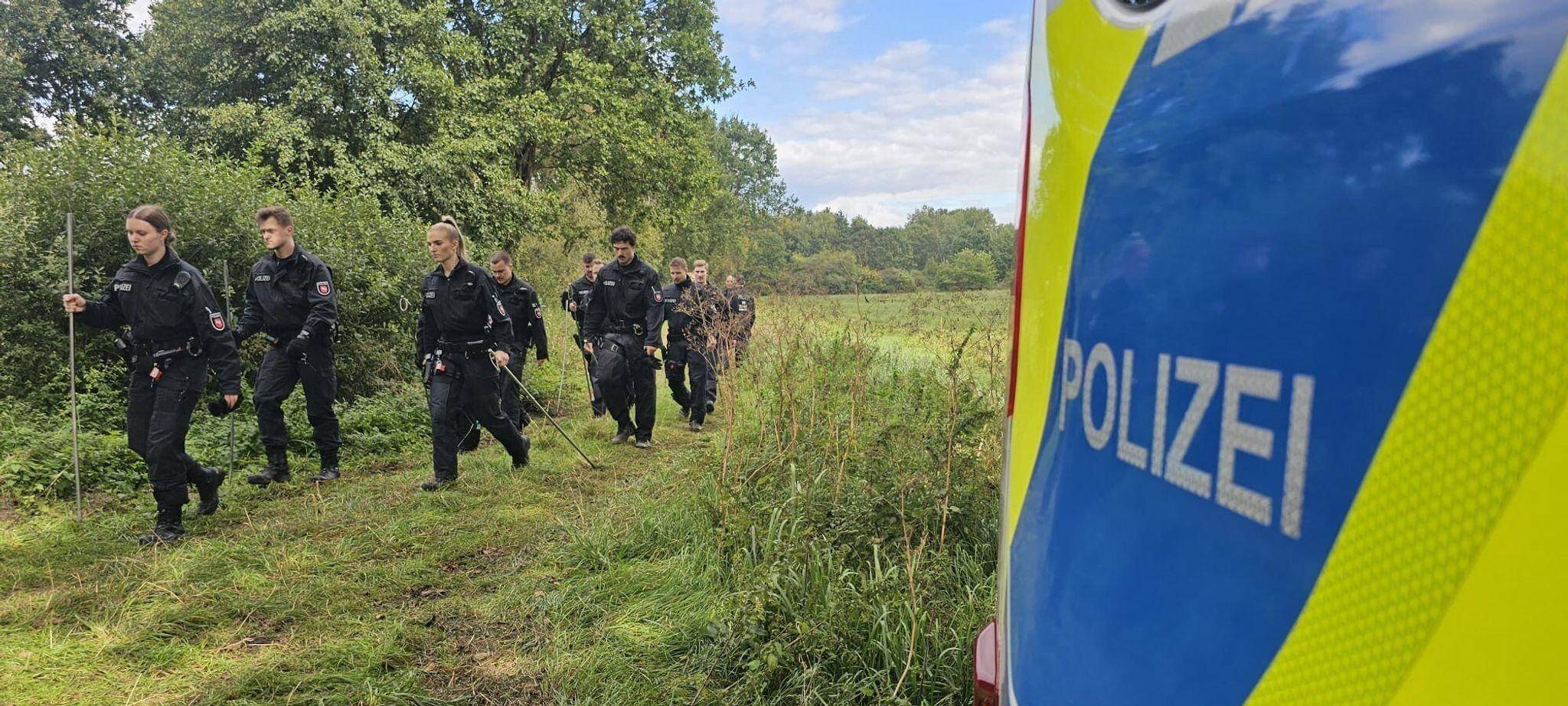 Suche nach Drohnenteilen in der Region Hannover