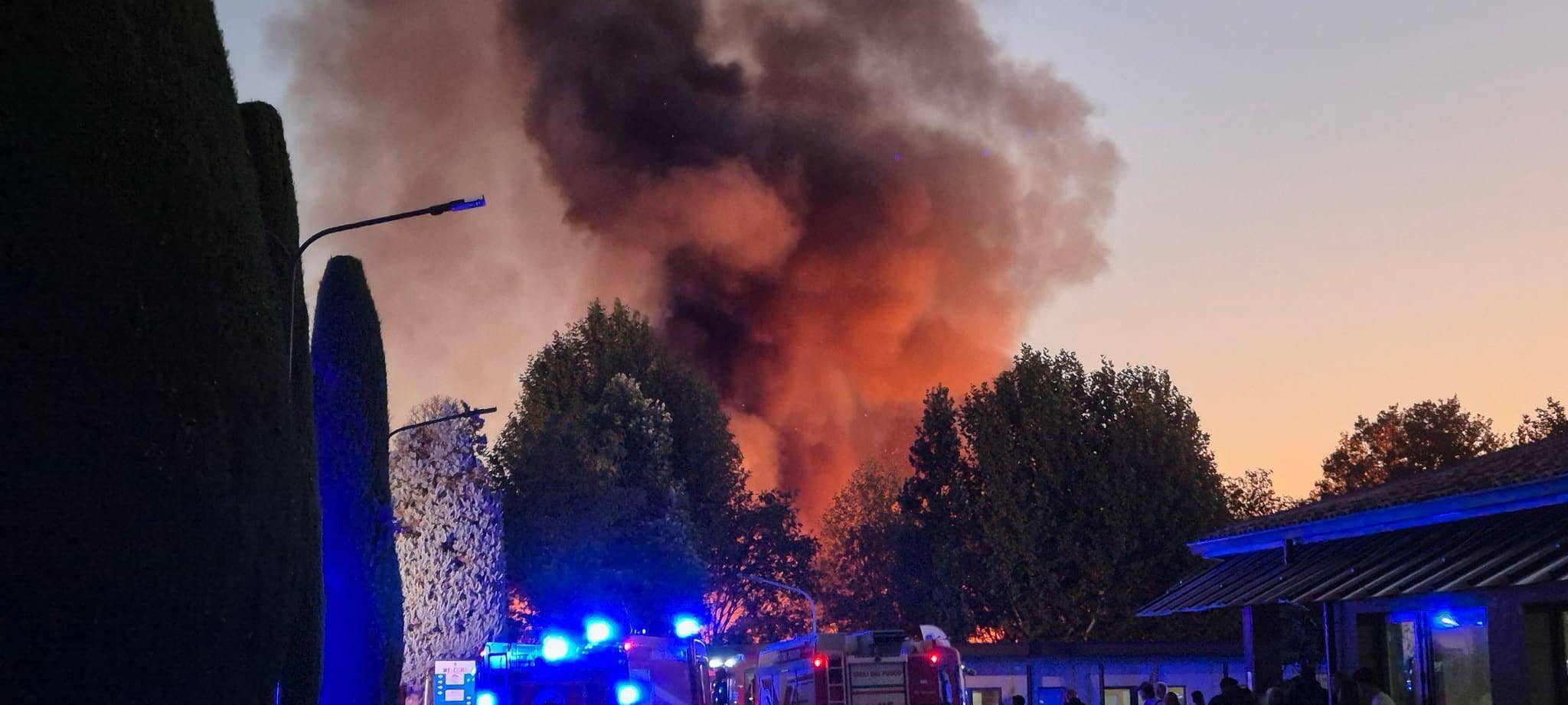 Brand auf Campingplatz am Gardasee