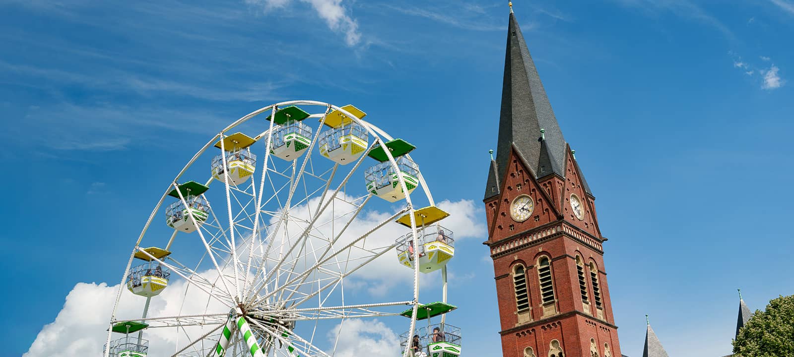 Fresekenmarkt lockt mit Riesenrad und buntem Programm