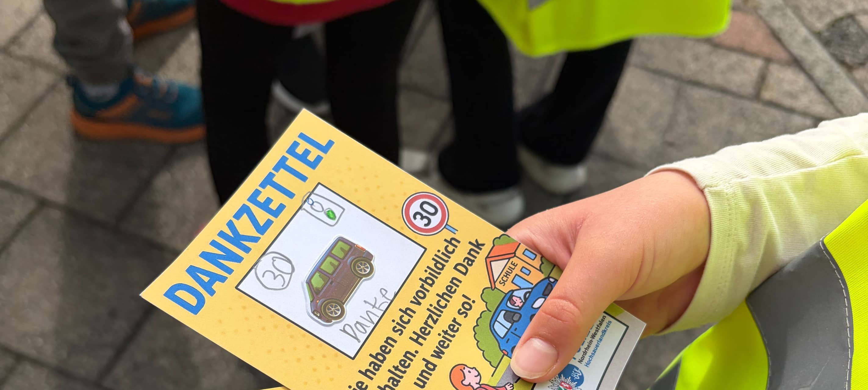 Denkzettel für Autofahrer
