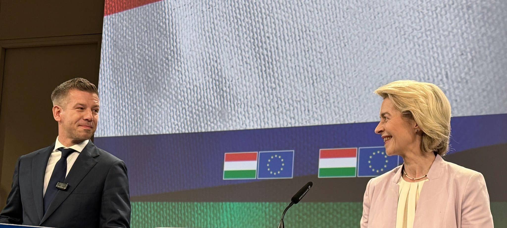 Péter Magyar zu Besuch in Brüssel