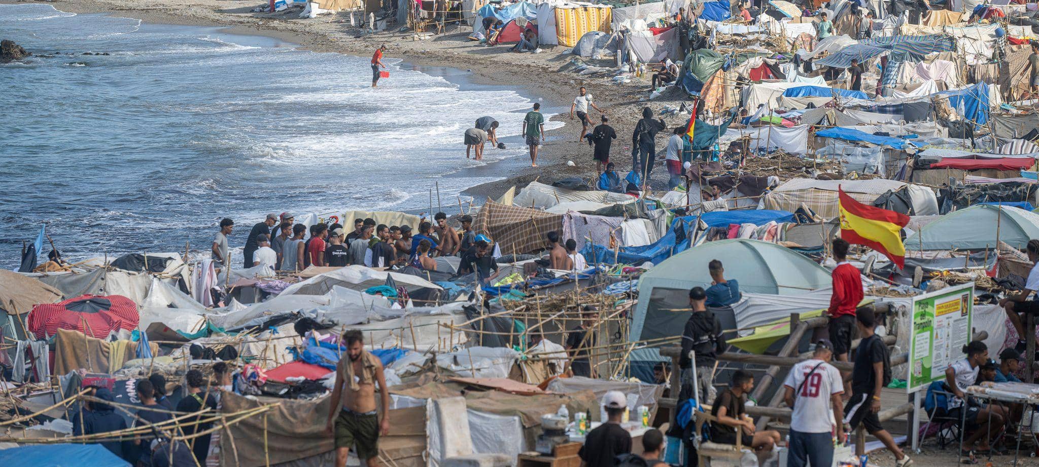 Migranten in Ceuta