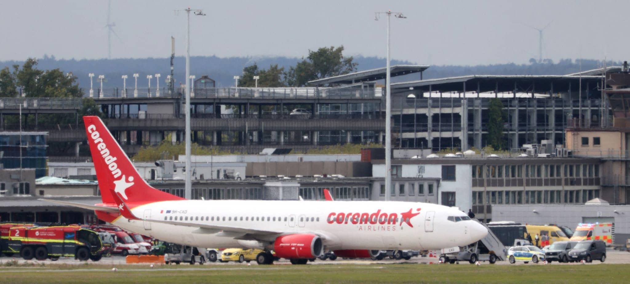 Nach möglichem Luftnotfall am Flughafen Nürnberg
