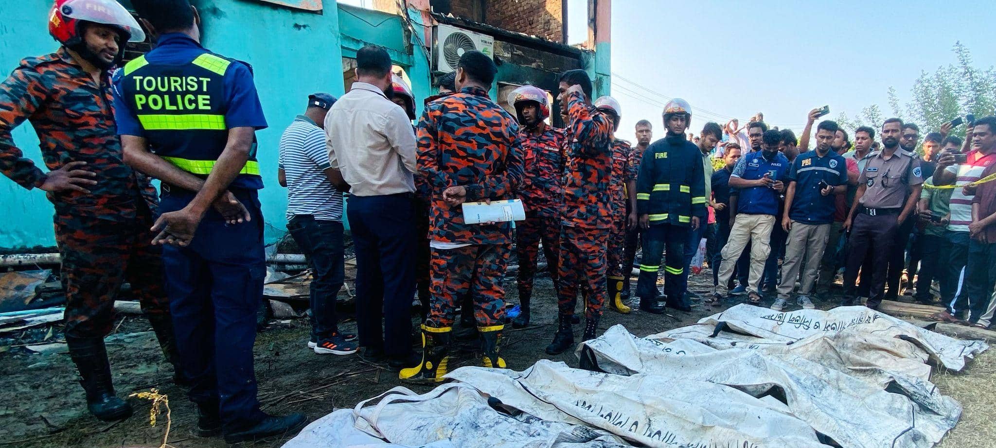 Feuer in Hotelanlage in Bangladesch
