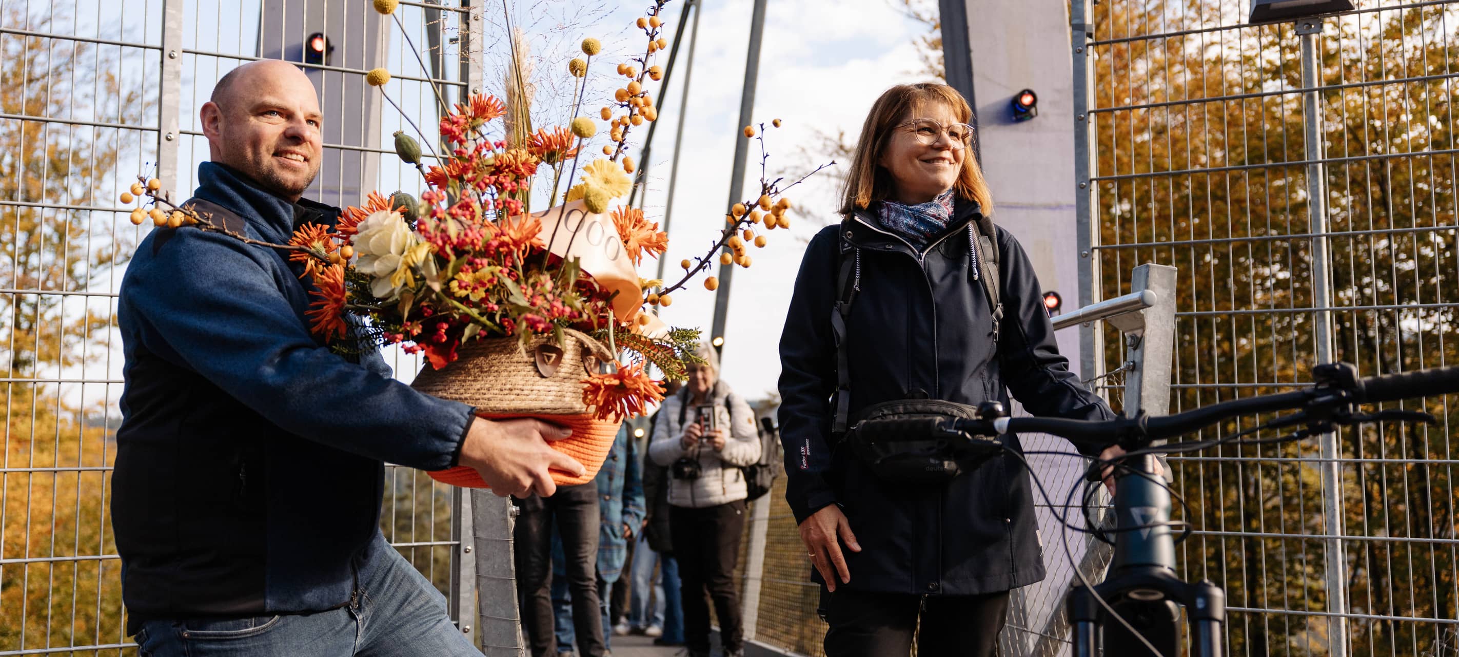 Skywalk Willingen mit millionster Besucherin