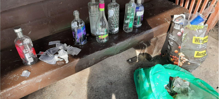 Corona-Partys am Wanderheim des SGV in Neheim