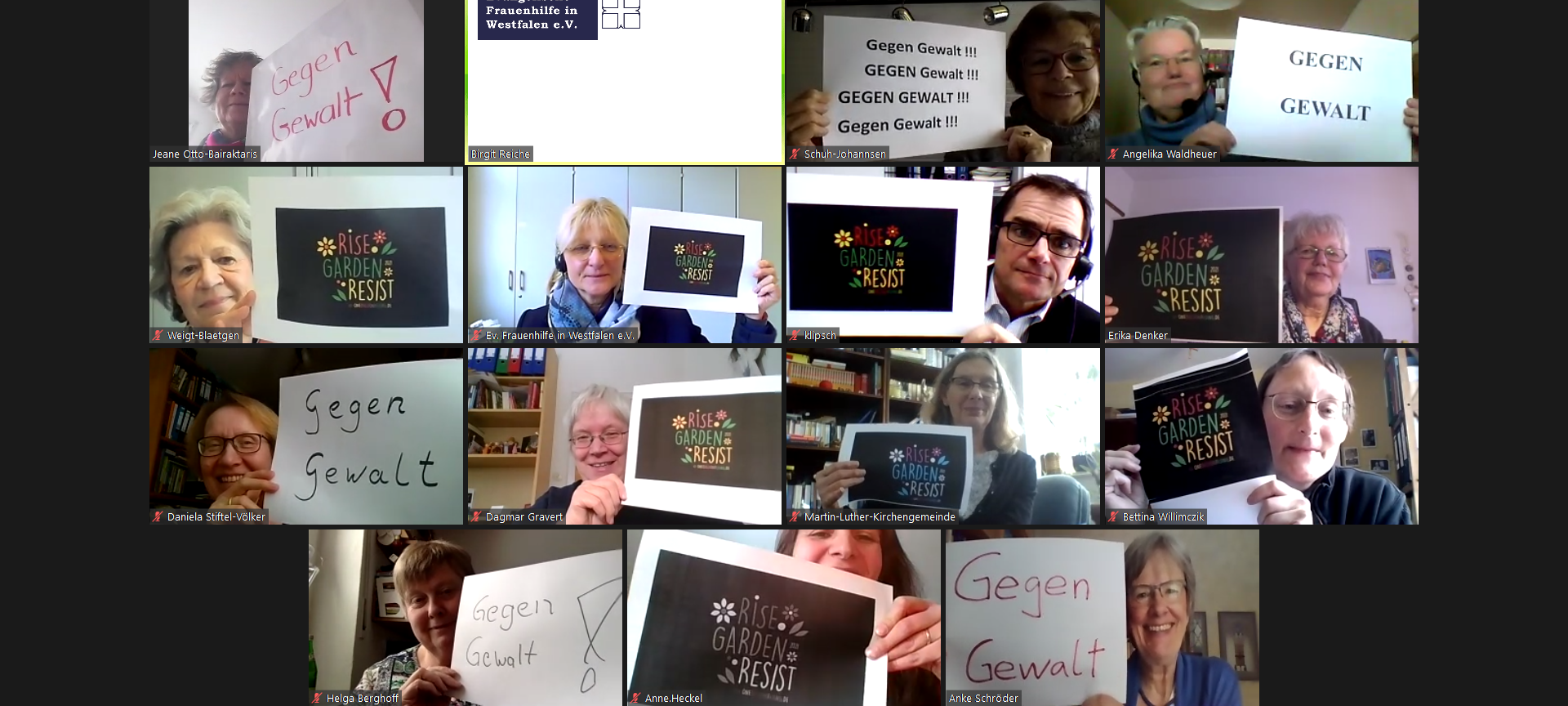 Frauenhilfe Meschede unterstützt Aktion gegen Gewalt