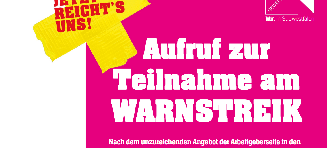 Olsberg: Warnstreik bei Intersnack Deutschland SE